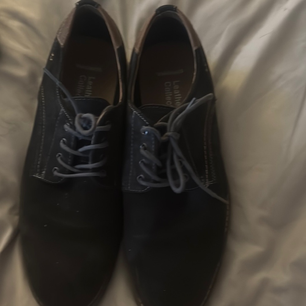 Men's Sonoma Black Suede Dress Shoes-11 Medium